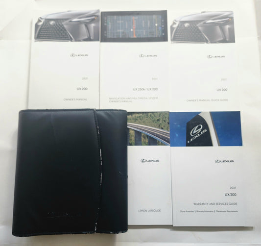 2021 Lexus UX 200 Owners Manual - Base F Sport UX200 Owner's